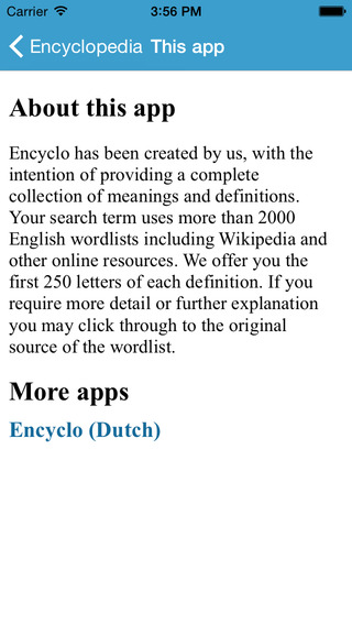 【免費書籍App】Encyclopedia (EN)-APP點子