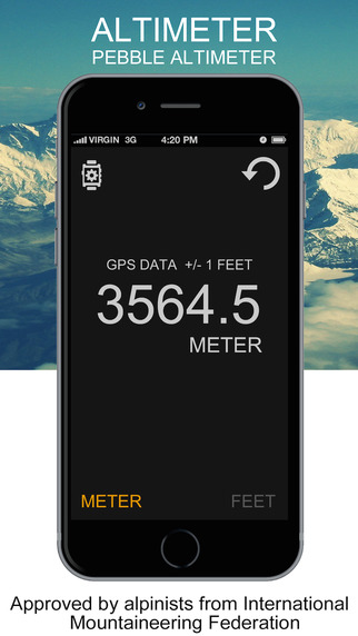 【免費交通運輸App】Altimeter With Pebble Edition-APP點子