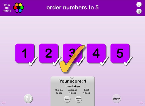 Ordering Numbers to 5 screenshot 4