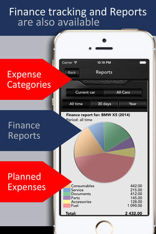 CarSO Pro - Car service and finance manager/organizer screenshot 3