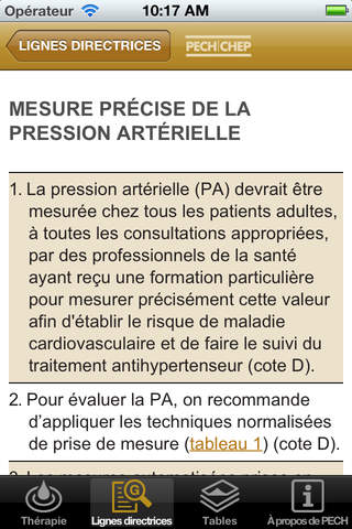 CHEP Canadian Hypertension Recommendations screenshot 4