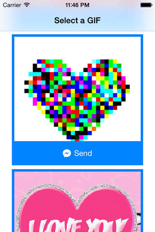 Give Hearts GIFs for Facebook Messenger screenshot 2