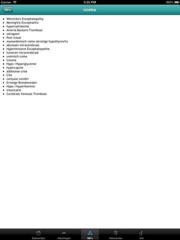 【免費醫療App】Medische Zakkaartjes 2 (inclusief medische afkortingen en differentiaal diagnoses)-APP點子