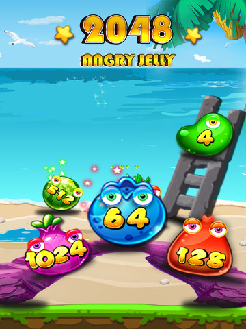 【免費遊戲App】Angry Jelly - 2048-APP點子