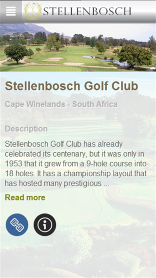 【免費運動App】Stellenbosch Golf Club-APP點子