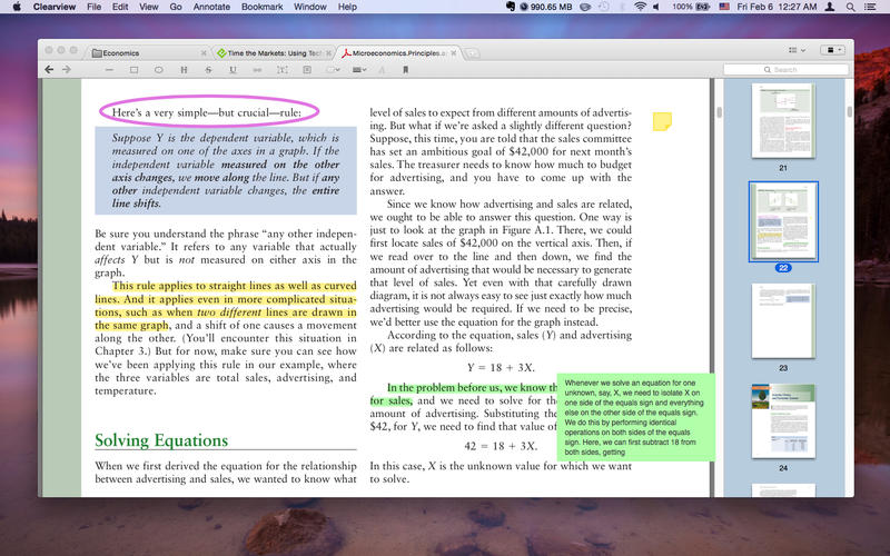 Clearview for Mac 2.0.2 激活版 - 优秀的多格式电子书阅读器