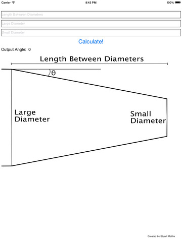 【免費工具App】Tapered Angle Finder-APP點子