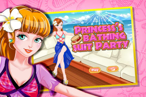 Princess's bathing suit Party screenshot 4
