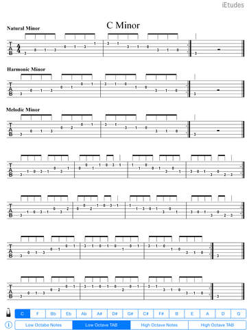 【免費音樂App】Minor Scales Guitar Lite-APP點子