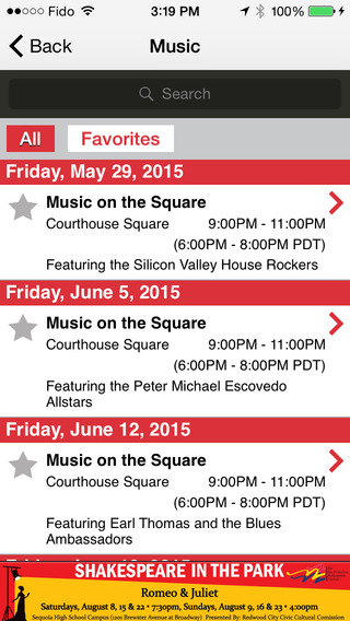 【免費娛樂App】Redwood City Events-APP點子