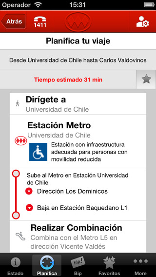 【免費旅遊App】Metro de Santiago Oficial-APP點子