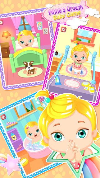 【免費遊戲App】Anna's Growth-Baby Game-APP點子