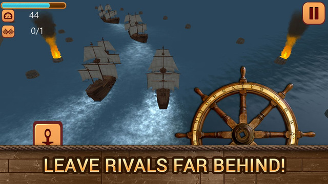 【免費遊戲App】Pirate Ship Race 3D Deluxe-APP點子