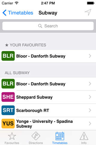 TransitTimes Toronto - TTC, YRT, HSR, BCT trip planner & offline schedules screenshot 4