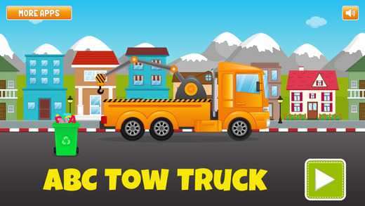 ABC Tow Truck - an alphabet fun game for preschool kids learning ABCs and love Trucks and Things Tha