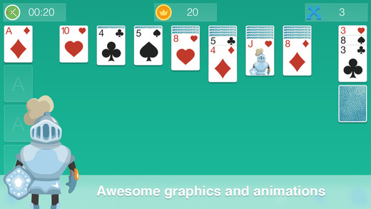 【免費遊戲App】Solitaire Flat-APP點子