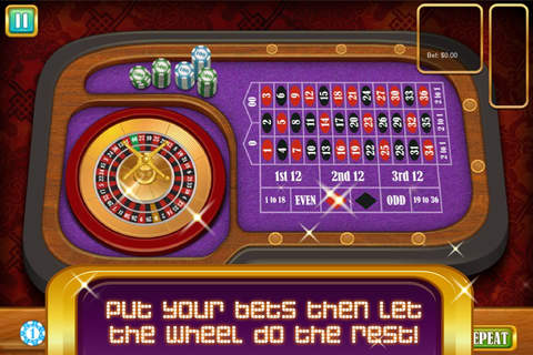 A Lucky Macau Roulette Spin of Fortune! - Win All-In Golden Jackpot Casino Game screenshot 2