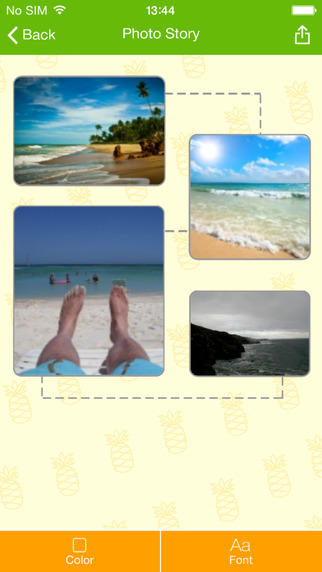 Picture Story 2 - My Summer Holidays Photo Creation