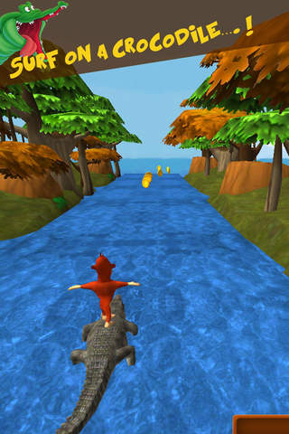 Monkey River Race - Fun Jungle Runner Game screenshot 3