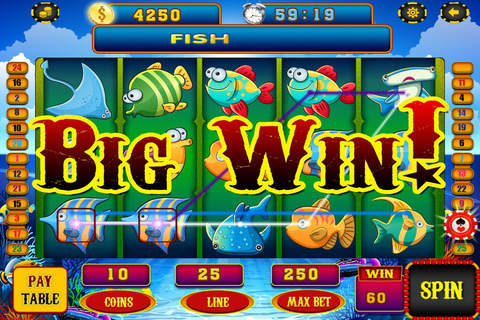 Catch the Wild Shark Slots by Fishing Riches Casino Pro screenshot 2