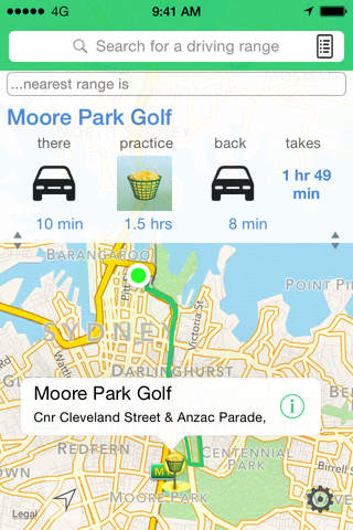 RangeNearMe for golf practice screenshot 2