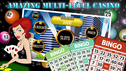 Rich Classic Casino Party with Jackpot Slots Roulette Wheel and Poker Blitz