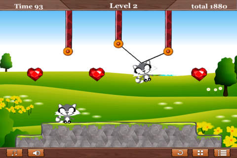 A Diamond Dangle Rope Animal Games For Free Saga screenshot 3