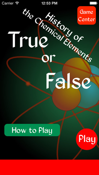 True or False - History of the Chemical Elements