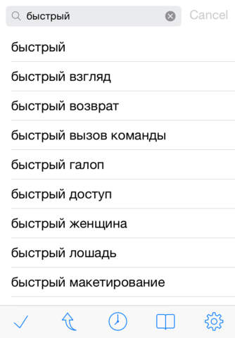 QuickDict Russian-English screenshot 3