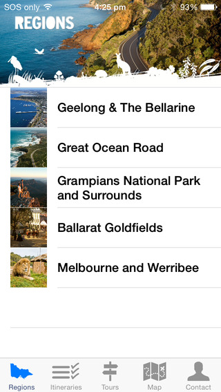 Great Southern Touring Route