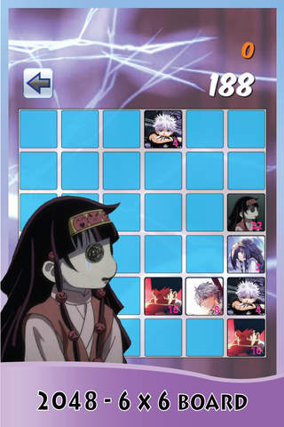 2048 Game Hunter X Hunter Edition - All about best puzzle : Trivia game screenshot 3