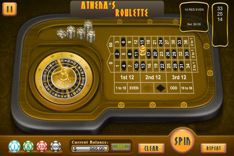 Athena's Roulette - Free Casino Dice Game screenshot 2
