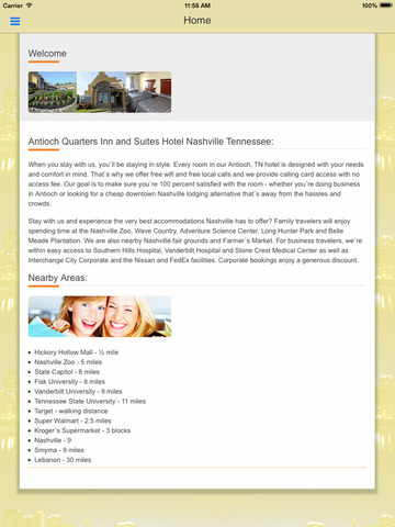 【免費商業App】Antioch Quarters Inn and Suites Nashville-APP點子