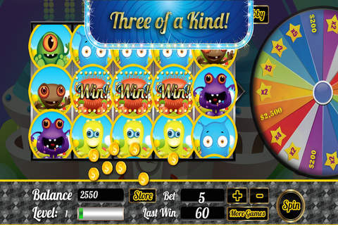 Ace's Legend of Monster Jackpot Slots - Mobile Party Casino Games Free screenshot 2