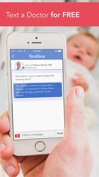 FirstLine: Text or Call a Doctor