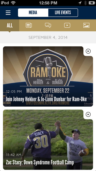 【免費運動App】St. Louis Rams Official Mobile App-APP點子