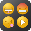 EmojiVideo - Emoticon Art, Music and Text Video Editor for Instagram mobile app icon
