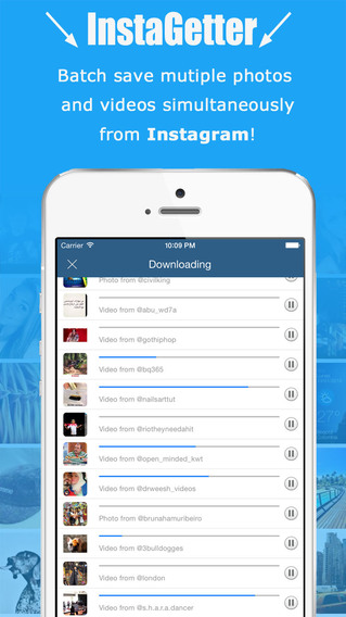 InstaGetter--download share Instagram photo and video repost follow follower search and explore comm