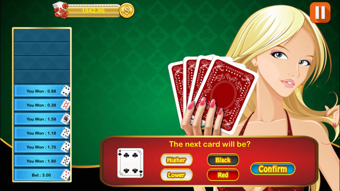 card and casino games online