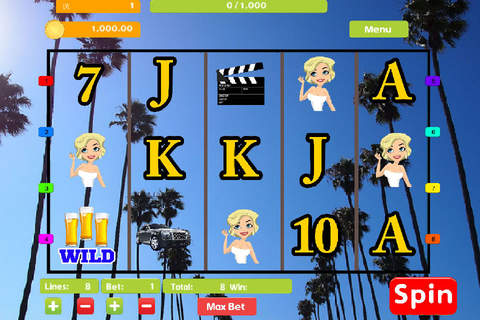 Hollywood Beverly Hills Lifestyle Poker Slot Machine screenshot 4