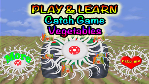 Vegetables Preschool Learning Experience Catch Game