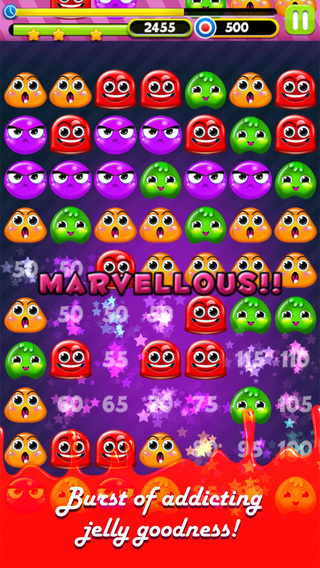 【免費遊戲App】A Sweet Yummy Jelly Matching Puzzle - Gummy Beans Pop Crush-APP點子