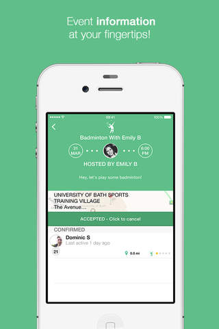 Spuddy - connect with sports buddies nearby! screenshot 4