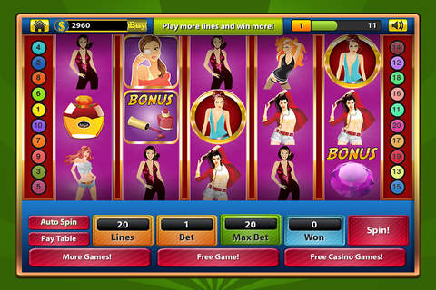 Abundant Vegas Gold Coins Jackpot Galore : Lucky Sexy 777 Simulation Slots Machine FREE screenshot 4