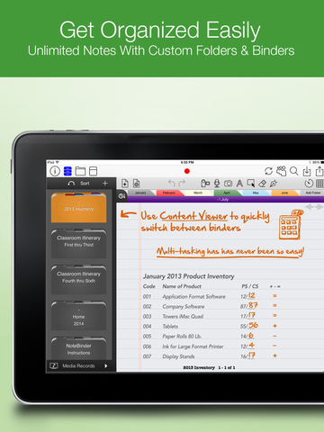 NoteBinder - All-in-one document organizer, annotator AND note taker! screenshot 4