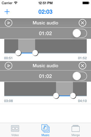 InstaMovie Plus - Add background audio to videos for Vine,Instagram screenshot 2