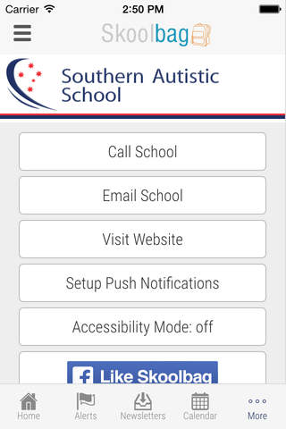Southern Autistic School - Skoolbag screenshot 4