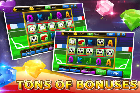 World Football Soccer Slots - Go For The Cup With This FREE Cash Spin Bonus Casino Game screenshot 3