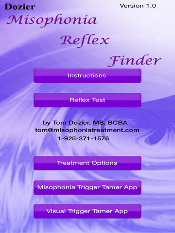 【免費醫療App】Dozier Misophonia Reflex Finder-APP點子