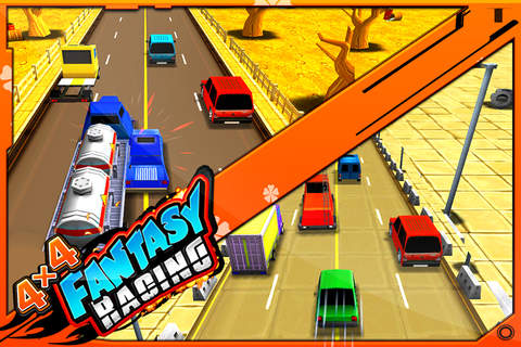 4X4 Fantasy Racing (3d Car Driving Race Game) screenshot 3
